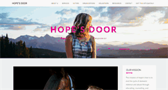 Desktop Screenshot of hopes-door.org